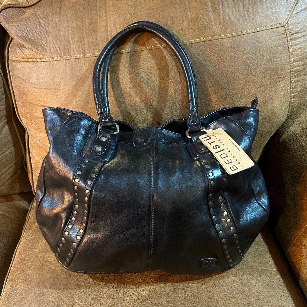 Bed Stu Geraldin Cobbler Series Leather Stufded *NEW* ❣️ BEAUTIFUL BAG!